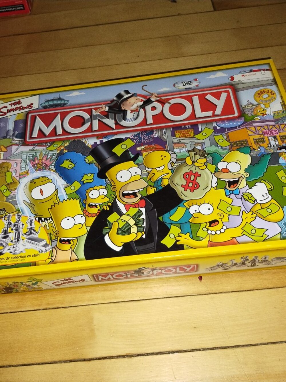 The Simpson's Edition Monopoly Board Game the French Edition (Complete)